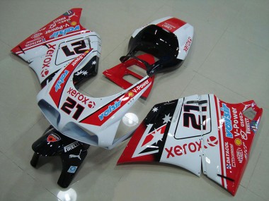 Ducati 748 916 996 996S 93-05 Motorrad Verkleidung - Rot Weiß Xerox 21