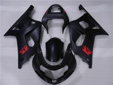 Suzuki GSXR 600 / 750 K1 K2 K3 01-03 Motorrad Vollverkleidung - Schwarz