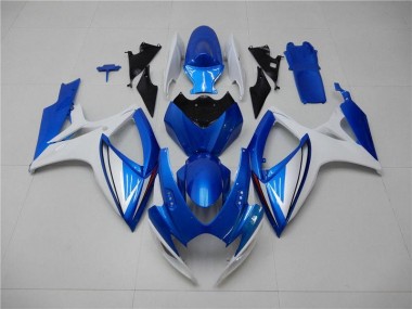 Suzuki GSXR 600 / 750 K6 06-07 Motorrad Verkleidungen - Blau Weiß